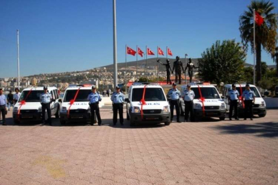 Kuşadası Emniyetine beş yeni araç