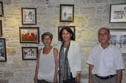 İbramaki’de suluboya sergisi