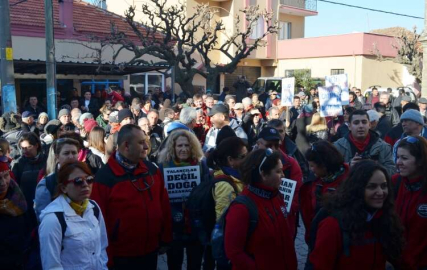 Taşocağı için ayaklandılar