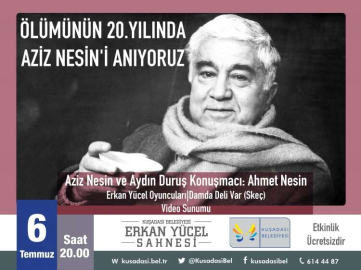 Aziz Nesin ölümünün 20’nci yılında anılacak