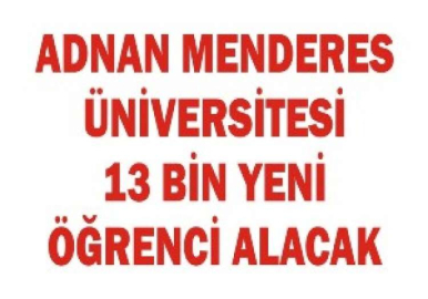 ADÜ'den büyük müjde