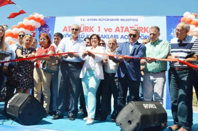 Kuşadası’nda iki köprülü kavşak açıldı