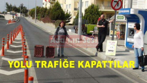 Mahalleli köprülü kavşak için ayaklandı