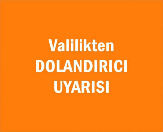 Valilik hayırseverleri uyardı
