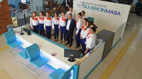 Kuşadası'nda "Güvercin Masa" hizmete başladı