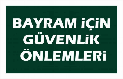    Aydın'da bayram öncesi önlem