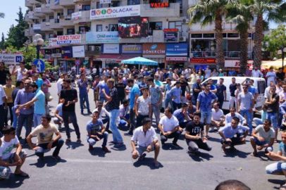 Esnaf kepenk kapattı
