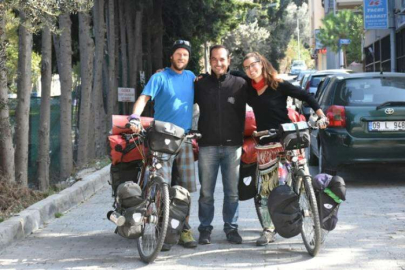 Almanya'dan Türkiye'ye pedal çevirdiler