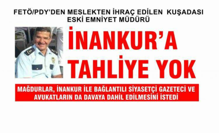 İnankur’a tahliye yok