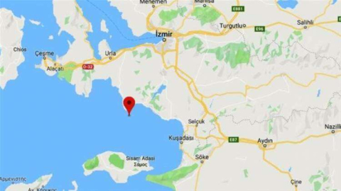 Kuşadası körfezinde deprem