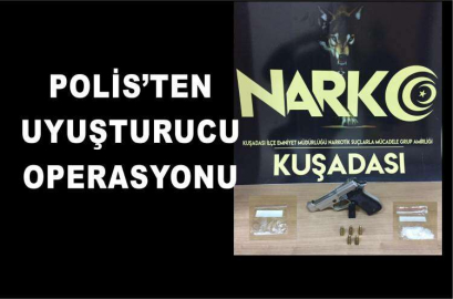 Kuşadası Polisinden uyuşturucu avı