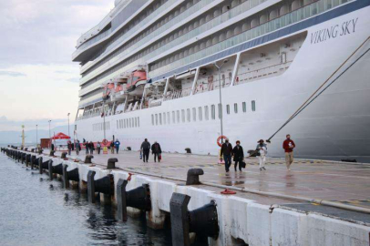 Yılın son gemisi Kuşadası’nda
