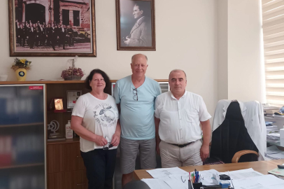 Hastaneye 500 parça tıbbi malzeme bağışladı
