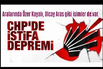 Kuşadası CHP’de istifa rüzgarı