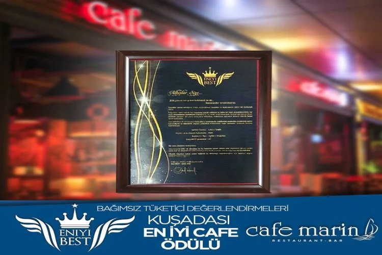 Cafe Marin ve Mezgit Restoran’a  “En iyi” ödülü